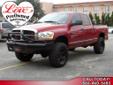 Â .
Â 
2006 Dodge Ram 2500 Quad Cab SLT Pickup 4D 6 1/4 ft
$26799
Call
Love PreOwned AutoCenter
4401 S Padre Island Dr,
Corpus Christi, TX 78411
Love PreOwned AutoCenter in Corpus Christi, TX treats the needs of each individual customer with paramount