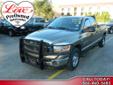 Â .
Â 
2006 Dodge Ram 2500 Quad Cab SLT Pickup 4D 6 1/4 ft
$18599
Call
Love PreOwned AutoCenter
4401 S Padre Island Dr,
Corpus Christi, TX 78411
Love PreOwned AutoCenter in Corpus Christi, TX treats the needs of each individual customer with paramount