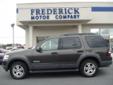 Â .
Â 
2006 Ford Explorer
$14991
Call (877) 892-0141 ext. 142
The Frederick Motor Company
(877) 892-0141 ext. 142
1 Waverley Drive,
Frederick, MD 21702
The snow is about to start falling so don't be stuck on the side of the road. You won't be with this