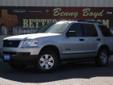 Â .
Â 
2006 Ford Explorer XLS
$11754
Call (806) 853-9631 ext. 78
Benny Boyd Lamesa
(806) 853-9631 ext. 78
1611 Lubbock Hwy,
Lamesa, TX 79331
This Explorer XLS has a clean CarFax history report. Non-Smoker. Easy to use Steering Wheel Controls. Sport Bucket