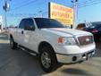 Â .
Â 
2006 Ford F-150
$14995
Call 888-551-0861
Hammond Autoplex
888-551-0861
2810 W. Church St.,
Hammond, LA 70401
This 2006 Ford F-150 Lariat 4x4 Truck features a 5.4L V8 FI SOHC 8cyl engine. It is equipped with a 5 Speed Automatic transmission. The