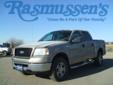 Â .
Â 
2006 Ford F-150
$17500
Call 800-732-1310
Rasmussen Ford
800-732-1310
1620 North Lake Avenue,
Storm Lake, IA 50588
Super Crew versions of the F-150 full-size pickup have four, conventional, front-hinged doors like those on passenger cars. Rear