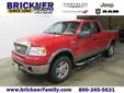 Brickner motors
16450 Cty. Rd. A, Â  Marathon, WI, US -54448Â  -- 877-859-7558
2006 Ford F-150 Lariat
Low mileage
Price: $ 19,480
Call for free CarFax report. 
877-859-7558
About Us:
Â 
Your dealer for life. Brickner Motors is proud to have been serving the