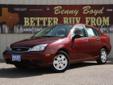 Â .
Â 
2006 Ford Focus
$7869
Call (806) 300-0531 ext. 2373
Benny Boyd Lubbock Used
(806) 300-0531 ext. 2373
5721-Frankford Ave,
Lubbock, Tx 79424
This Focus has a clean CarFax history report. Non-Smoker. Premium Sound. Easy to use Steering Wheel Controls.
