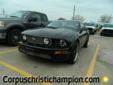 Champion Ford Mazda Corpus Christi
Corpus Christi, TX
866-483-1784
Champion Ford Mazda Corpus Christi
Corpus Christi, TX
866-483-1784
2006 FORD MUSTANG GT
Vehicle Information
Year:
2006
VIN:
1ZVHT82H865217204
Make:
FORD
Stock:
65217204
Model:
MUSTANG