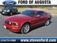 Steven Ford of Augusta
We Do Not Allow Unhappy Customers!
2006 Ford Mustang ( Click here to inquire about this vehicle )
Asking Price $ 15,988.00
If you have any questions about this vehicle, please call
Ask For Brad or Kyle
888-409-4431
OR
Click here to