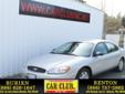 2006 Ford Taurus SE
Vehicle Details
Year:
2006
VIN:
1FAFP53UX6A145282
Make:
Ford
Stock #:
R145282
Model:
Taurus
Mileage:
0
Trim:
SE
Exterior Color:
Silver Frost
Engine:
3.0L V6
Interior Color:
Gray
Transmission:
Automatic
Drivetrain:
Equipment
- A/C
-
