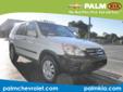 Palm Chevrolet Kia
The Best Price First. Fast & Easy!
2006 Honda CR-V ( Click here to inquire about this vehicle )
Asking Price $ 14,800.00
If you have any questions about this vehicle, please call
Internet Sales
888-587-4332
OR
Click here to inquire