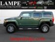 Â .
Â 
2006 HUMMER H3
$17995
Call (559) 765-0757
Lampe Dodge
(559) 765-0757
151 N Neeley,
Visalia, CA 93291
We won't be satisfied until we make you a raving fan!
Vehicle Price: 17995
Mileage: 82944
Engine: Gas 5 3.5L/211
Body Style: Suv
Transmission: