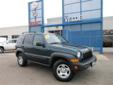 Velde Cadillac Buick GMC
2220 N 8th St., Pekin, Illinois 61554 -- 888-475-0078
2006 Jeep Liberty Sport Pre-Owned
888-475-0078
Price: $11,337
We Treat You Like Family!
Click Here to View All Photos (31)
We Treat You Like Family!
Description:
Â 
LOW MILES -