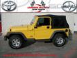 Landers McLarty Toyota Scion
2970 Huntsville Hwy, Fayetville, Tennessee 37334 -- 888-556-5295
2006 Jeep Wrangler Sport Pre-Owned
888-556-5295
Price: $16,800
Free Lifetime Powertrain Warranty on All New & Select Pre-Owned!
Click Here to View All Photos