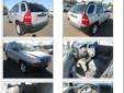 Â Â Â Â Â Â 
2006 Kia Sportage LX
Dual Sport Mirrors
Center Arm Rest
Cloth Upholstery
Courtesy Lights
CD Player
Map Lighting
This Top of the Line car has a Black interior
First Rate looking vehicle in Silver.
Comes with a 4 Cyl. engine
Automatic transmission.