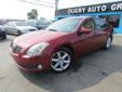 Dugry Auto Group
4701 W Lake Street Melrose Park, IL 60160
(708) 938-5240
2006 Nissan Maxima Red / Tan
981,660 Miles / VIN: 1N4BA41E66C821611
Contact Hector
4701 W Lake Street Melrose Park, IL 60160
Phone: (708) 938-5240
Visit our website at