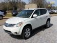 Â .
Â 
2006 Nissan Murano
$12995
Call
Lincoln Road Autoplex
4345 Lincoln Road Ext.,
Hattiesburg, MS 39402
For more information contact Lincoln Road Autoplex at 601-336-5242.
Vehicle Price: 12995
Mileage: 94480
Engine: V6 3.5l
Body Style: Suv
Transmission: