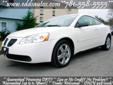 2006 Pontiac G6
Absolutely beautiful Pontiac G6 GT Model. Loaded with options including all power, heated seats, moon roof, and tons more. Very durable and reliable V6 engine gives this plenty of power as well. Fully inspected by well qualified mechanics