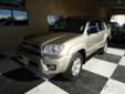Santa Fe Mazda Volvo
2704 Cerillos Rd, Sante Fe, New Mexico 87507 -- 800-671-2109
2006 Toyota 4Runner Pre-Owned
800-671-2109
Price: $22,990
Complimentary Lifetime Warranty!
Click Here to View All Photos (10)
Complimentary Lifetime Warranty!
Description:
