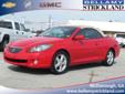 Bellamy Strickland Automotive
Bellamy Strickland Automotive
Asking Price: $17,999
Easy To Work With!
Contact Used Car Department at 800-724-2160 for more information!
Click on any image to get more details
2006 Toyota Camry Solara ( Click here to inquire