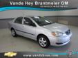 Vande Hey Brantmeier Chevrolet - Buick
614 N. Madison Str., Chilton, Wisconsin 53014 -- 877-507-9689
2006 Toyota Corolla CE Pre-Owned
877-507-9689
Price: $10,975
Call for AutoCheck report or any finance questions.
Click Here to View All Photos (12)
Call