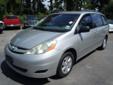 2006 Toyota Sienna LE 8-Passenger - $199
Abs Brakes,Air Conditioning,Am/Fm Radio,Automatic Headlights,Cd Changer,Cd Player,Child Safety Door Locks,Cruise Control,Deep Tinted Glass,Driver Airbag,Electronic Brake Assistance,Front Air Dam,Front Side