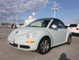 LUXURY PREOWNED MOTORCARS
8559 E ARTESIA BLVD, BELLFLOWER, California 90706 -- 888-208-5554
2006 Volkswagen New Beetle NEW BEETLE Pre-Owned
888-208-5554
Price: $12,450
Click Here to View All Photos (4)
Description:
Â 
We are pleased to offer you this