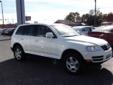 Â .
Â 
2006 Volkswagen Touareg 3.2L V6
$12300
Call (912) 228-3108 ext. 70
Kings Colonial Ford
(912) 228-3108 ext. 70
3265 Community Rd.,
Brunswick, GA 31523
Super nice luxury 4X4 SUV still with the new car smell. This well-maintained Touareg is the top of