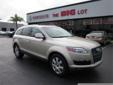 Germain Toyota of Naples
Have a question about this vehicle?
Call Giovanni Blasi or Vernon West on 239-567-9969
Click Here to View All Photos (41)
2007 Audi Q7 Premium Pre-Owned
Price: $30,999
Price: $30,999
VIN: WA1BV94L47D043014
Condition: Used
Exterior
