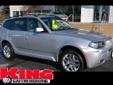 King VW
979 N. Frederick Ave., Gaithersburg, Maryland 20879 -- 888-840-7440
2007 BMW X3 3.0si Pre-Owned
888-840-7440
Price: $21,493
Click Here to View All Photos (23)
Description:
Â 
THE ULTIMATE DRIVING MACHINE!! This Immaculate 2007 BMW X3 is showcased