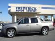 Â .
Â 
2007 Chevrolet Avalanche
$22993
Call (877) 892-0141 ext. 47
The Frederick Motor Company
(877) 892-0141 ext. 47
1 Waverley Drive,
Frederick, MD 21702
You must see and drive this Avalanche to truly appreciate it. It drives and looks brand new! You