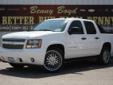 Â .
Â 
2007 Chevrolet Avalanche LS
$20950
Call (806) 853-9631 ext. 125
Benny Boyd Lamesa
(806) 853-9631 ext. 125
1611 Lubbock Hwy,
Lamesa, TX 79331
This Avalanche has a clean CarFax history report. Non-Smoker. Premium Sound. Easy to use Steering Wheel