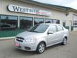 Westside Service
6033 First Street, Â  Auburndale, WI, US -54412Â  -- 877-583-8905
2007 Chevrolet Aveo Base
Price: $ 7,450
Call for financing options. 
877-583-8905
About Us:
Â 
We've been in business selling quality vehicles at affordable prices for 33