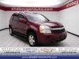 .
2007 Chevrolet Equinox
$11668
Call (888) 676-4548 ext. 210
Sheboygan Auto
(888) 676-4548 ext. 210
3400 South Business Dr Sheboygan Madison Milwaukee Green Bay,
LARGEST USED CERTIFIED INVENTORY IN STATE? - PEACE OF MIND IS HERE, 53081
This gas-saving SUV