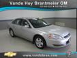 Vande Hey Brantmeier Chevrolet - Buick
614 N. Madison Str., Â  Chilton, WI, US -53014Â  -- 877-507-9689
2007 Chevrolet Impala LS
Price: $ 9,498
Click here for finance approval 
877-507-9689
About Us:
Â 
At Vande Hey Brantmeier, customer satisfaction is not