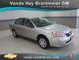 Vande Hey Brantmeier Chevrolet - Buick
614 N. Madison Str., Chilton, Wisconsin 53014 -- 877-507-9689
2007 Chevrolet Malibu LS Pre-Owned
877-507-9689
Price: $8,995
Call for AutoCheck report or any finance questions.
Click Here to View All Photos (12)
Call