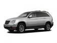 Germain Toyota of Naples
Have a question about this vehicle?
Call Giovanni Blasi or Vernon West on 239-567-9969
Click Here to View All Photos (5)
2007 Chrysler Pacifica Touring Pre-Owned
Price: $14,999
Make: Chrysler
Year: 2007
Mileage: 69228
Stock No: