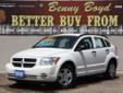 Â .
Â 
2007 Dodge Caliber Hatchback
$10985
Call (806) 553-7962 ext. 34
Benny Boyd Lubbock
(806) 553-7962 ext. 34
5721 Frankford Ave,
Lubbock, TX 79424
This Caliber is a 1 Owner w/a clean CarFax history report. Non-Smoker. Premium Sound. Sport Bucket Front