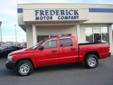 Â .
Â 
2007 Dodge Dakota
$15492
Call (877) 892-0141 ext. 63
The Frederick Motor Company
(877) 892-0141 ext. 63
1 Waverley Drive,
Frederick, MD 21702
Don't miss out on this super deal! This quad cab 4x4 comes with power and HEATED seats!! Line-x bedliner and