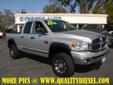 Cypress Auto Center
1160 Grass Valley Hwy, Auburn, California 95603 -- 530-886-8003
2007 Dodge Ram2500 Quad Cab Shortbed 5.9 Diesel 4x4 BIG HORN Pre-Owned
530-886-8003
Price: $30,999
You don't have to waste money on new...ANYMORE
Click Here to View All