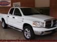 .
2007 Dodge Ram 1500
$17995
Call (352) 354-4514 ext. 36
Jim Douglas Sales and Services
(352) 354-4514 ext. 36
18300 NW US Highway 441,
Drive and Save! All Vehicle Safety Inspected!, Fl 32643
2007 Dodge Ram 1500 Quad Cab SLT 4x4 Long Horn Edition