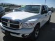 2007 Dodge Ram 1500 2WD Quad Cab 140.5
Exterior White. InteriorGray.
123,025 Miles.
4 doors
Rear Wheel Drive
Pickup
Contact www.ElPasoPreOwned.com (915) 269-6900
Please Call , For Directions, El Paso, TX, 79925
Vehicle Description
You don't have to drive