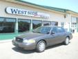 Westside Service
6033 First Street, Â  Auburndale, WI, US -54412Â  -- 877-583-8905
2007 Ford Crown Victoria Base
Price: $ 7,450
Call for warranty info. 
877-583-8905
About Us:
Â 
We've been in business selling quality vehicles at affordable prices for 33