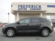 Â .
Â 
2007 Ford Edge
$19991
Call (877) 892-0141 ext. 101
The Frederick Motor Company
(877) 892-0141 ext. 101
1 Waverley Drive,
Frederick, MD 21702
Vehicle Price: 19991
Mileage: 76759
Engine: Gas V6 3.5L/213
Body Style: Sedan
Transmission: Automatic