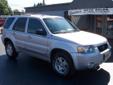 .
2007 Ford Escape Limited
$8995
Call (724) 954-3872 ext. 86
Gordons Auto Sales Inc.
(724) 954-3872 ext. 86
62 Hadley Road,
Greenville, PA 16125
2007 Ford Escape Limited! ** LOADED ** 3.0L V6 4WD Automatic ** A/C ** AM/FM/CD Player ** Leather Interior **