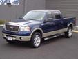 Price: $28911
Make: Ford
Model: F-150
Color: Dark Blue Pearl
Year: 2007
Mileage: 46121
A certified technician goes thru a 110 point inspection on each vehicle to ensure your purchase is a sound and logical one. Please don't think that because the price is
