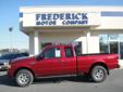 Â .
Â 
2007 Ford Ranger
$14491
Call (877) 892-0141 ext. 27
The Frederick Motor Company
(877) 892-0141 ext. 27
1 Waverley Drive,
Frederick, MD 21702
Vehicle Price: 14491
Mileage: 99378
Engine: Gas V6 4.0L/245
Body Style: Pickup
Transmission: Automatic