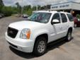 Â .
Â 
2007 GMC Yukon
$24500
Call
Bob Palmer Chancellor Motor Group
2820 Highway 15 N,
Laurel, MS 39440
Contact Ann Edwards @601-580-4800 for Internet Special Quote and more information.
Vehicle Price: 24500
Mileage: 100610
Engine: Gas V8 5.3L/325
Body