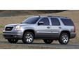 2007 GMC Yukon SLE - $16,900
Yukon SLE, 4D Sport Utility, Vortec 5.3L V8 SFI Flex Fuel Capable, 4-Speed Automatic with Overdrive, 4WD, Cloth, 20" x 8.5" Polished Aluminum Wheels, 4-Wheel Disc Brakes, 8 Speakers, ABS brakes, Air Conditioning, AM/FM radio: