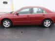 Price: $11995
Make: Honda
Model: Accord
Color: Moroccan Red Pearl
Year: 2007
Mileage: 94264
Front Wheel Drive, Engine Immobilizer, Tires - Front Performance, Tires - Rear Performance, Aluminum Wheels, Power Steering, 4-Wheel Disc Brakes, ABS, Automatic
