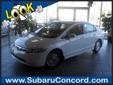 Subaru Concord
853 Concord Parkway S, Concord, North Carolina 28027 -- 866-985-4555
2007 Honda Civic Hybrid Sedan Pre-Owned
866-985-4555
Price: $13,292
Free Car Fax Report on our website! Convenient Location!
Click Here to View All Photos (55)
Free Car