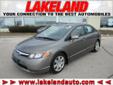 Lakeland
4000 N. Frontage Rd, Â  Sheboygan, WI, US -53081Â  -- 877-512-7159
2007 Honda Civic LX
Price: $ 10,987
Check out our entire inventory 
877-512-7159
About Us:
Â 
Lakeland Automotive in Sheboygan, WI treats the needs of each individual customer with