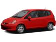 Honda of the Avenues
11333 Phillips Hwy, Jacksonville, Florida 32256 -- 904-434-4718
2007 Honda Fit Sport Pre-Owned
904-434-4718
Price: $12,684
Free Handheld Navigation With Purchase! Must ask for Rory to Receive Navigation!
Free Handheld Navigation With